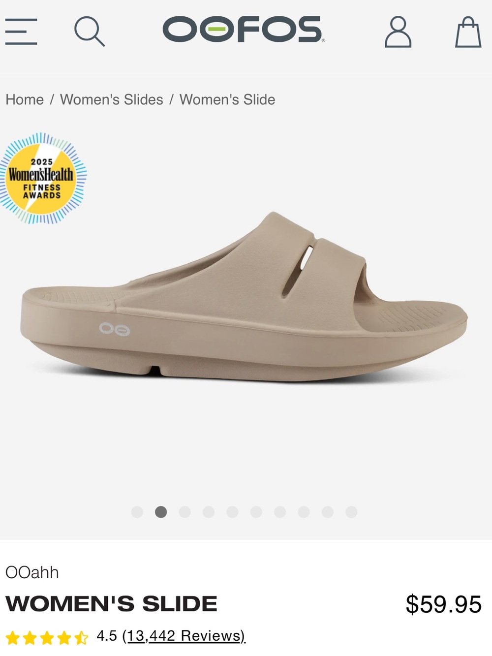 OOFOS Recovery Slide Sandals – Nomad – Women’s US 7 / Men’s US 5 (EU 38) - Picture 7 of 10